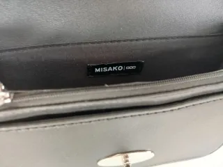 Bolso Misako Negro con Pedrería de colores