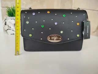 Bolso Misako Negro con Pedrería de colores