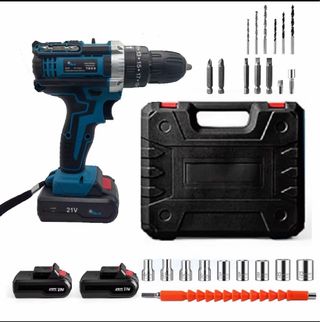 Taladro Inalámbrico 21V con Accesorios