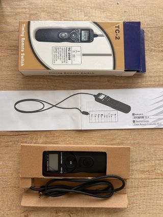 Disparador remoto TC-2 con temporizador