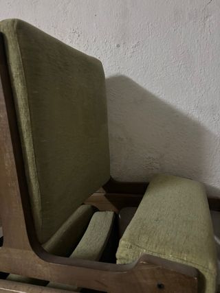 URGE!Butaca de tela y madera