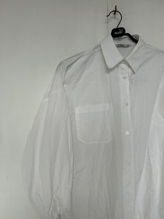 Conjunto Stradivarius camisa y falda flores