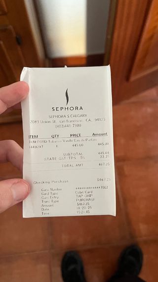 Perfume Tom Ford Tobacco Vanille 100ml