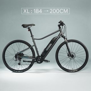 Bicicleta eléctrica de trekking aluminio monoplato 8V