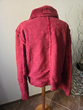 Chaqueta serraje roja talla XL