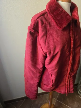 Chaqueta serraje roja talla XL
