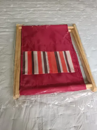 Revistero de tela y madera a estrenar. Dos modelos