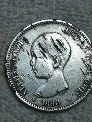 Lote  Ebrau de tres  Monedas de 5 Pesetas