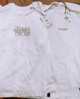 2 Camisetas Hombre Pull&Bear T-M Nuevas