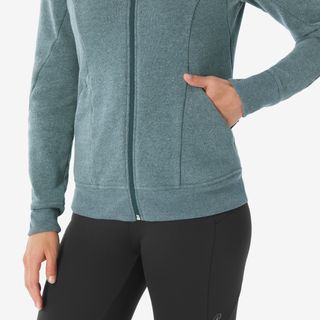Sudadera de montaña y trekking con capucha Mujer Quechua