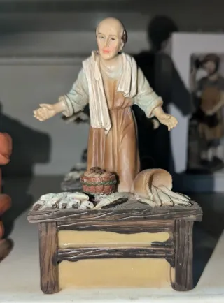 Figura Pescador Marmolina 10 cm
