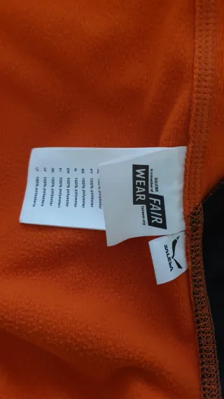 Sudadera Salewa Talla L Naranja
