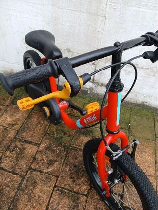 icicleta Niños 14" 3-5 Años 2 en 1 Discover 500 Rojo