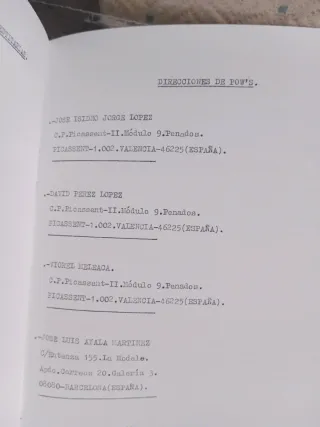 Boletín presos NR.Spandau.