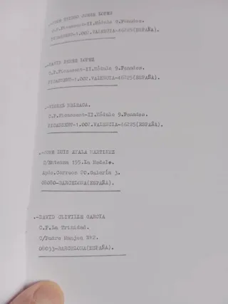 Boletín presos NR.Spandau.