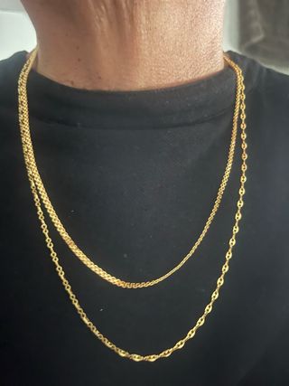 Colgante y Pulseras Oro Laminado