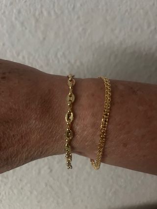 Colgante y Pulseras Oro Laminado