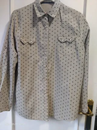 Camisa lunares mujer talla 48