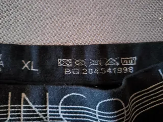 Calzoncillos Hombre Slip XL Negro y Azul