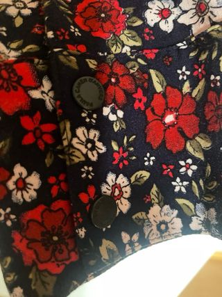Blusa floral manga larga