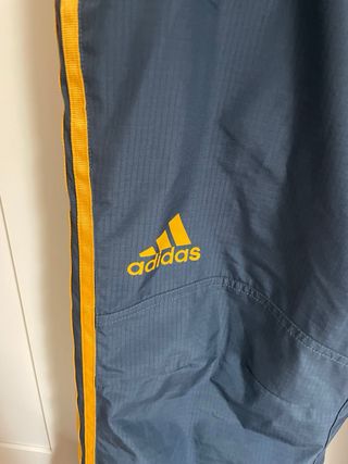 Pantaloni sci Adidas blu e arancio