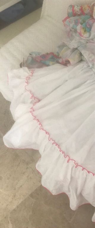 Vestido Flamenco Flores Talla L