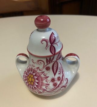 Vasetto in ceramica decorato