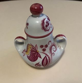 Vasetto in ceramica decorato