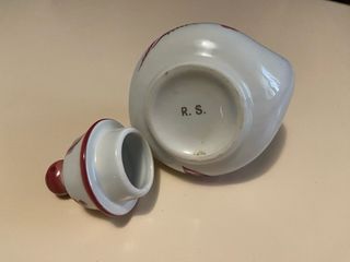 Vasetto in ceramica decorato