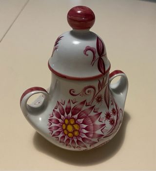 Vasetto in ceramica decorato