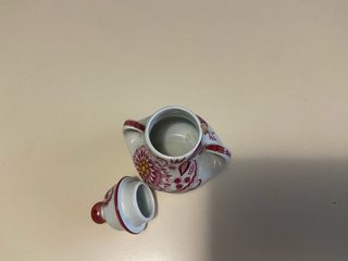 Vasetto in ceramica decorato