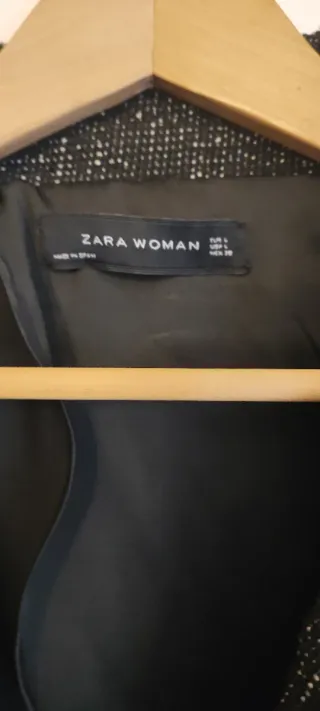 Blazer nero elegante, taglia L