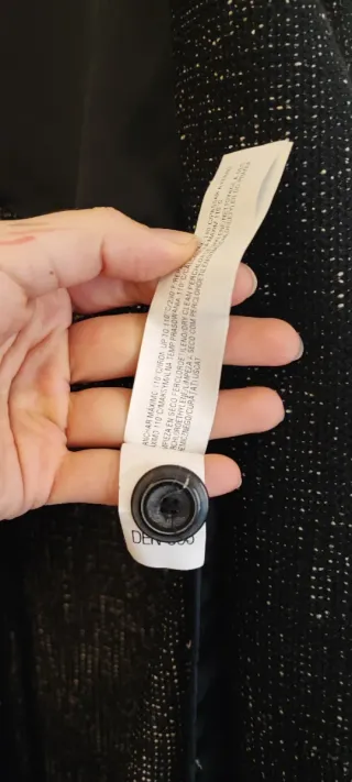 Blazer nero elegante, taglia L