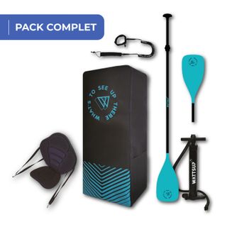 Pack Stand Up Paddle Silver Wattsup Azul 11'6 Hinchable +