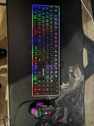 Teclado y Ratón Gamer Redragon RGB