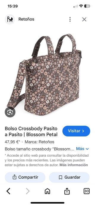 Bolso Pasito a Pasito Blossom Petal