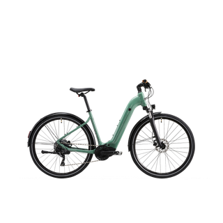 Bicicleta eléctrica trekking motor central  E-Actv 500 Verde