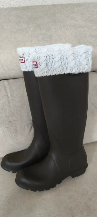 Calcetines Hunter Mujer Blancos