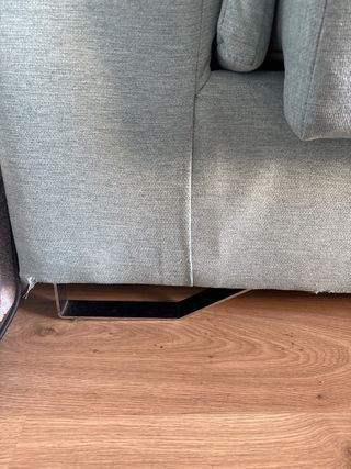 Sofá de 2 plazas azul