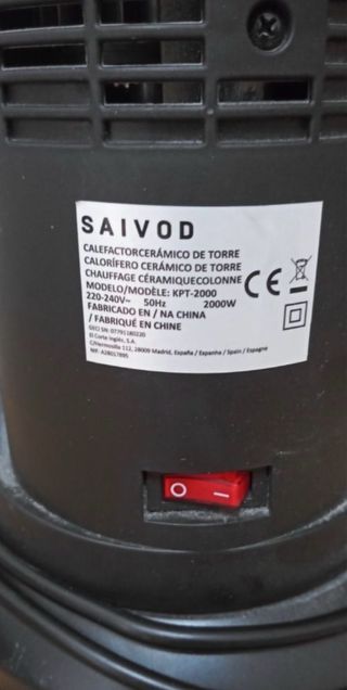 Calefactor Ventilador Saivod