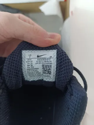 Nike Shox TL Talla 40 Negro/Azul