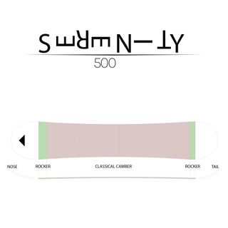 Pack de Snowboard, Wed'ze Serenity 500, All Mountain, Mujer