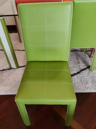 Solo hoy oferta,Mesa Comedor Cristal 6 Sillas