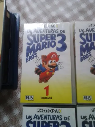 Lote VHS Súper Mario y La Maldición de las Brujas