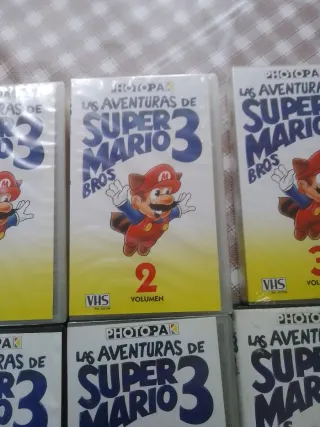 Lote VHS Súper Mario y La Maldición de las Brujas