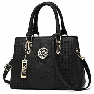 Bolso de dama negro gran capacidad
