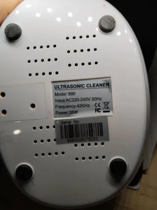 Limpiador Ultrasónico 35W Modelo 890