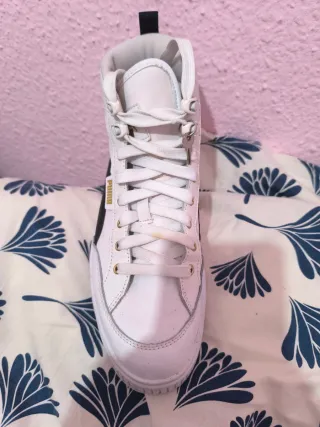 Zapatillas Puma Unisex Blancas y Negras