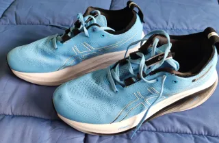 Zapatillas Asics Gel Nimbus-26 Azul/Blanco