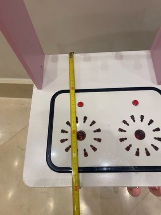 Cocinita cocina infantil rosa blanca de juego niña